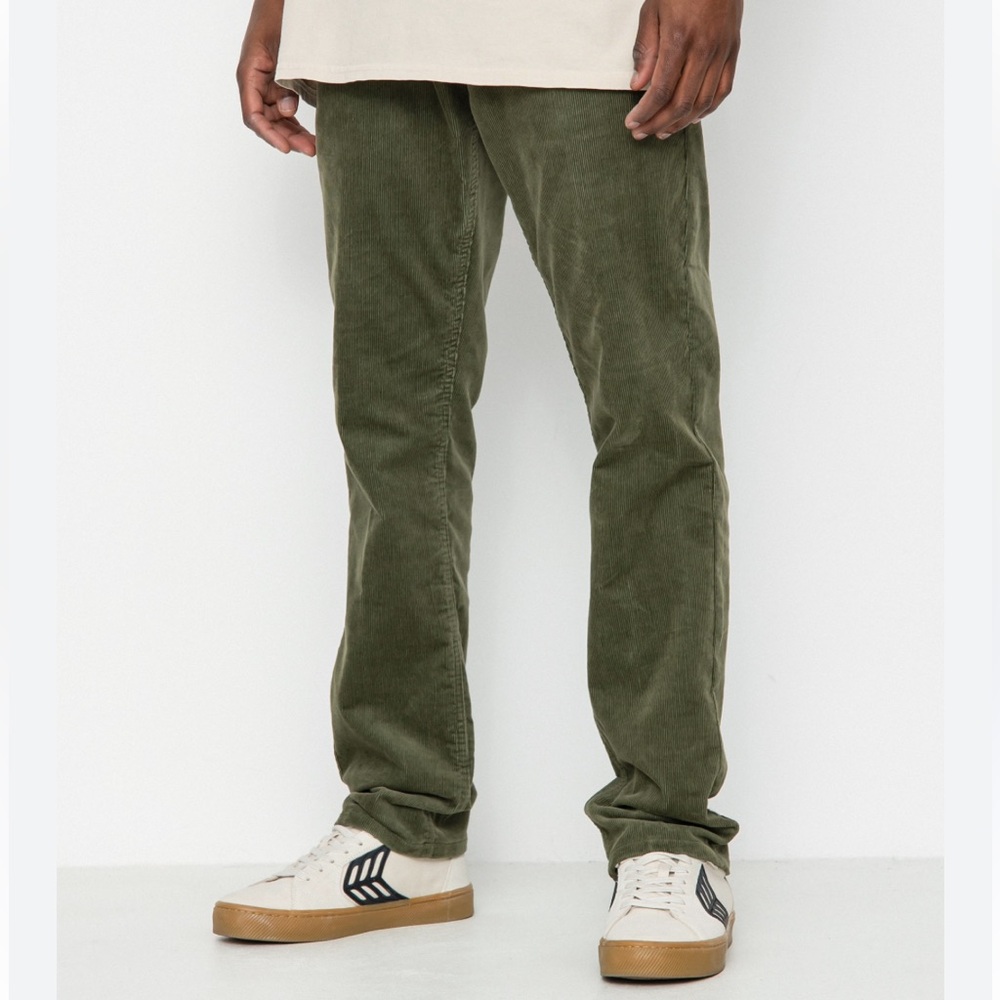 Tillys Brixton Corduroy Pants - Olive 34/32